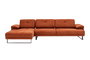 Atelier Del Sofa Mustang Small Left Sofá Esquinero Naranja 174 x 274 cm